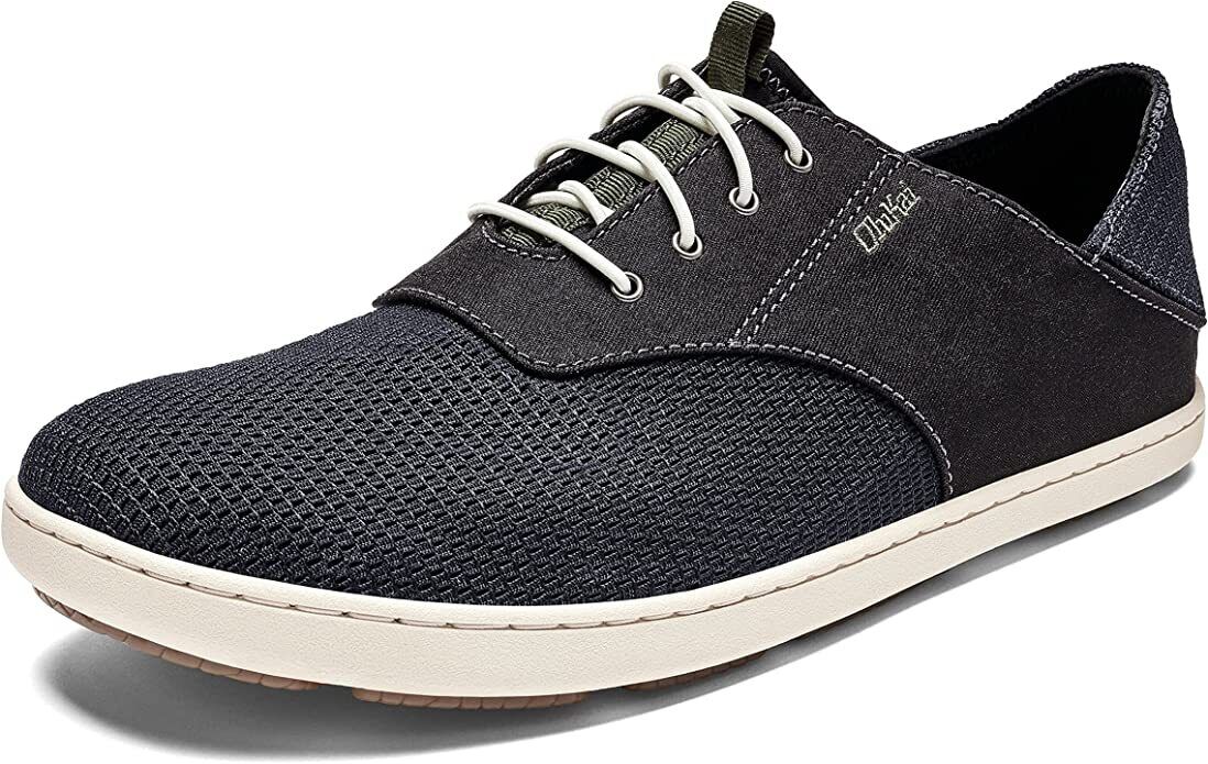 Olukai Nohea Moku Men's Boat Shoes Black - AllSportsWearUSA